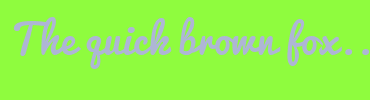 Image with Font Color AEB6D5 and Background Color 8FFC3E